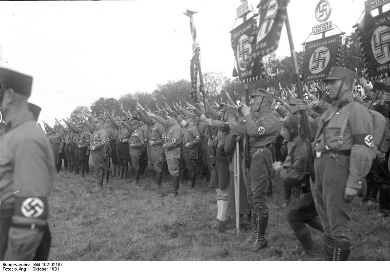 Adolf Hitler in Braunschweig for the Tagung der Nationalsozialisten